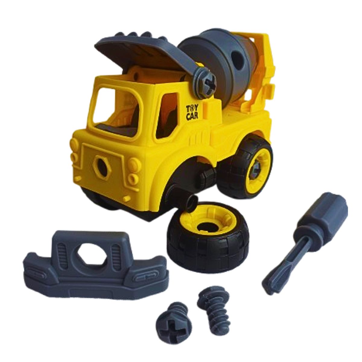 Brinquedo Carrinho Monta E Desmonta Betoneira - Ark Toys Brinquedo Carrinho Monta E Desmonta Betoneira - Ark Toys